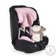 Moni START autósülés 76-150cm I-SIZE, ajándék takaróval PINK