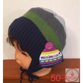 Minimanó kötött sapka  50-52 cm 