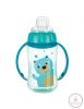 Canpol babies tanulópohár puha ivócsőrrel 320 ml 6 h+ Cute Animals türkiz