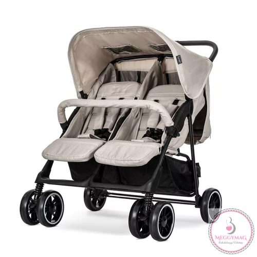 Lorelli Twin iker babakocsi - Beige + táska