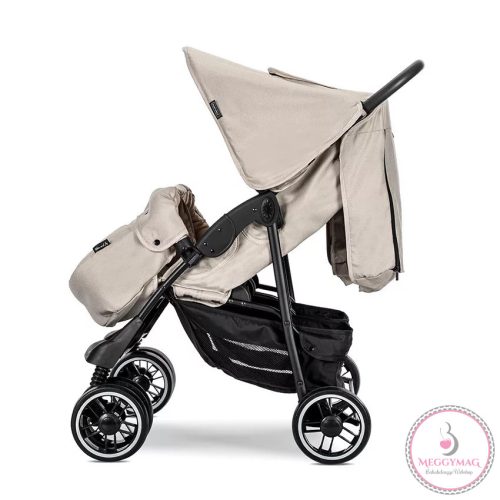 Lorelli Twin iker babakocsi - Beige + táska