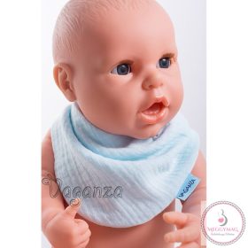 Dupla géz nyálkendő - kék/kerek