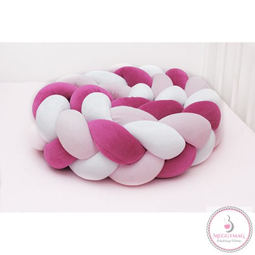 Scamp rácsvédő fonott 210cm Fehér-Rózsaszín-Pink RFT010 210CM