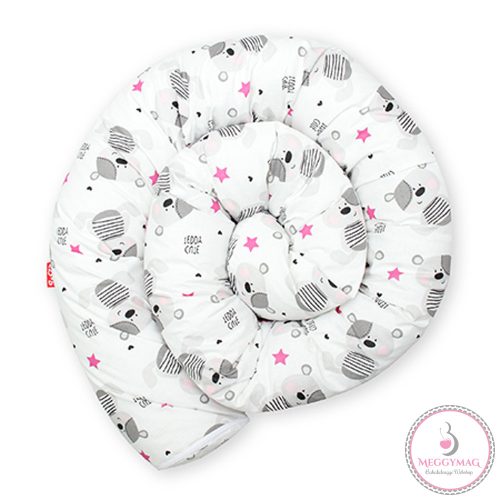 Scamp rácsvédő hengerpárna 210cm White Grey Bears BRVE010 210CM