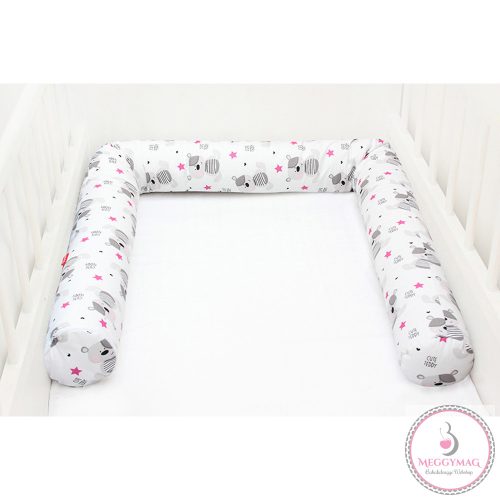 Scamp rácsvédő hengerpárna 210cm White Grey Bears BRVE010 210CM