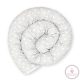 Scamp rácsvédő hengerpárna 210cm Little Heart White Grey BRVE011 210CM