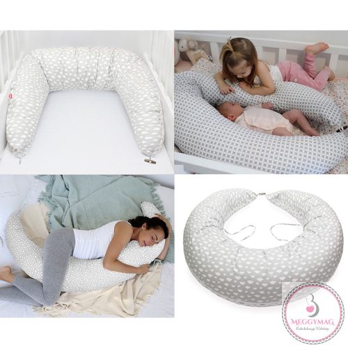 Scamp szoptatós párna formázott gombosvégű Little Clouds SZPG010