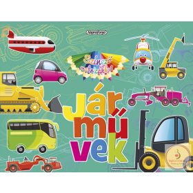 Színező matricákkal - Járművek