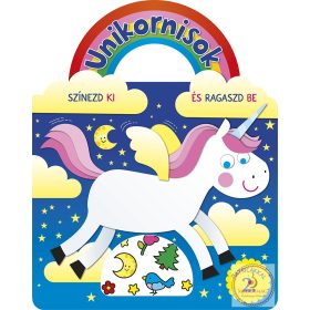 Unikornisok - Színezd ki és ragaszd be matricákkal 2.