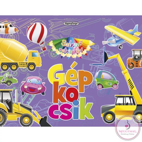 Színező matricákkal - Gépkocsik