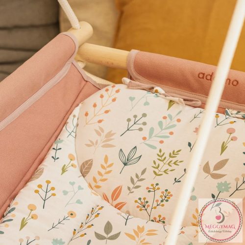 Adamo bébihinta - 5 pontos biztonsági övvel Rózsaszín Virágom