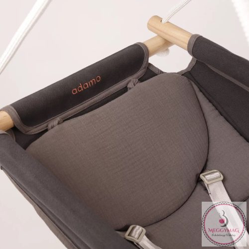 Adamo bébihinta - 5 pontos biztonsági övvel Sötétszürke