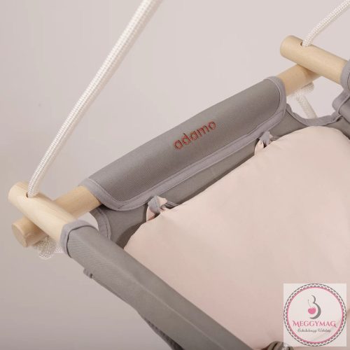 Adamo bébihinta - 5 pontos biztonsági övvel Világosszürke-Púder