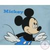 Rövid ujjú baba body Mickey egér mintával kék, 56-os