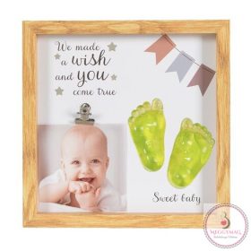   MOULD First Steps kéz- láblenyomat készítő képkeretben KÉSZLETEN A BOLTBAN!