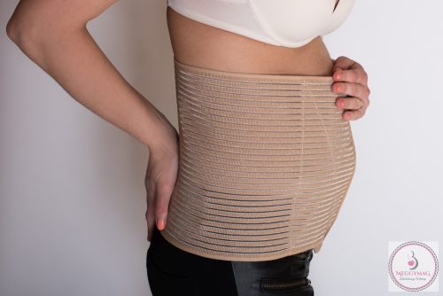 BeautyMommy Original szülés utáni hasleszorító, haspánt fehér XL