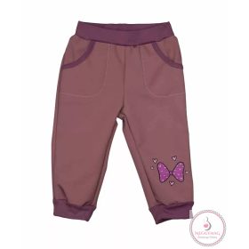   Lányka softshell belül bolyhos vízálló esőnadrág 92-es