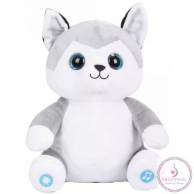   Chipolino zenélő, világító plüss játék, éjjeli fény - Husky, KÉSZLETEN A BOLTBAN!