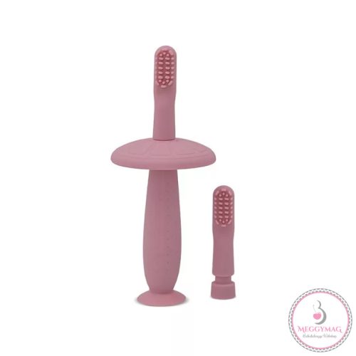 Lorelli szilikon fogkefe 6hó+ - Blush Pink