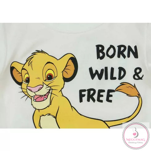 Disney The Lion King/Az oroszlánkirály hosszú ujjú baba body, 104-es