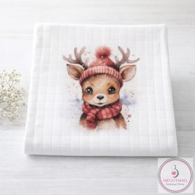 Mintás textil pelenka  - Őzike 