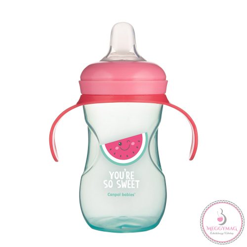 Canpol babies itatópohár  270 ml 6m+ Melon