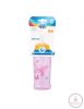 Canpol babies Sport itatópohár nemkifolyó szívószállal 350 ml 12h+ Lepkék rózsaszín