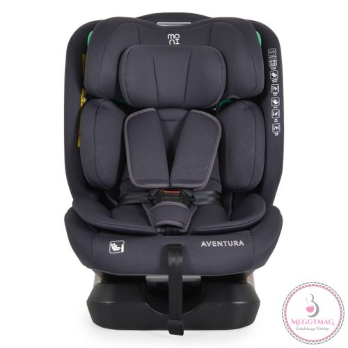 Moni AVENTURA dönthető autósülés 40-150cm SZÜRKE 