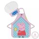 Peppa malac House gyerek kötény 2 darabos szett