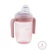 Canpol babies Cseppmentes itatópohár puha ivócsőrrel 230 ml 9 hó+ pink