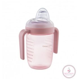   Canpol babies Cseppmentes itatópohár puha ivócsőrrel 230 ml 9 hó+ pink