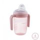 Canpol babies Cseppmentes itatópohár puha ivócsőrrel 230 ml 9 hó+ pink