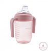 Canpol babies Cseppmentes itatópohár puha ivócsőrrel 230 ml 9 hó+ pink