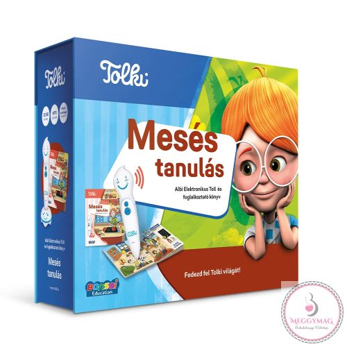 Mesés tanulás: Tolki hangoskönyv készlet interaktív beszélő tollal! 