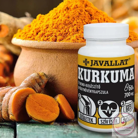 Kurkuma étrend-kiegészítő kapszula 