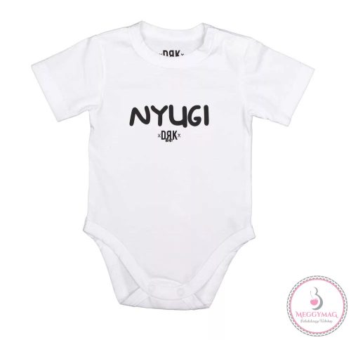 DRK Dorko "Nyugi" mintával nyomott rövid ujjú baba body