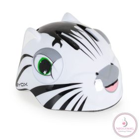 BICIKLIS sisak KATI S méret Zebra FEHÉR 