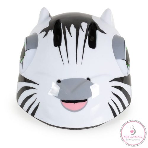 BICIKLIS sisak KATI S méret Zebra FEHÉR 