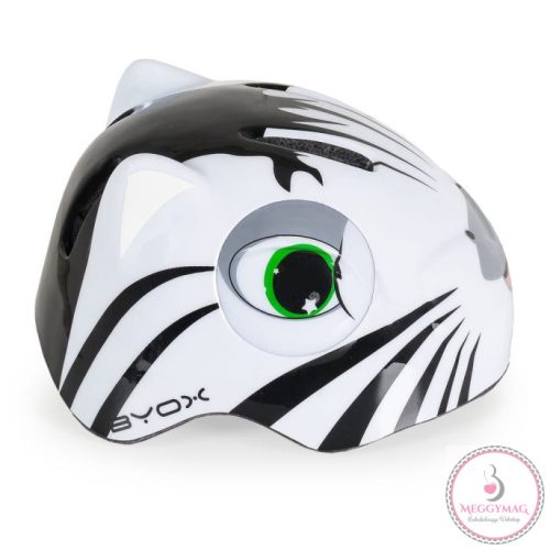 BICIKLIS sisak KATI S méret Zebra FEHÉR 