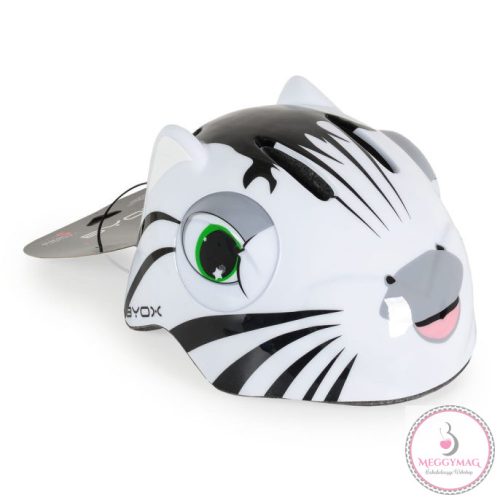BICIKLIS sisak KATI S méret Zebra FEHÉR 