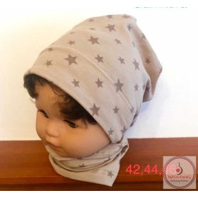 Minimanó pamut sapka körsállal 46 cm