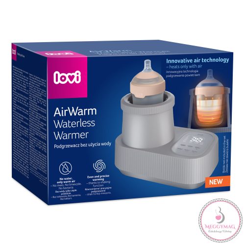 LOVI AirWarm cumisüveg melegítő innovatív meleg levegős technológiával! 