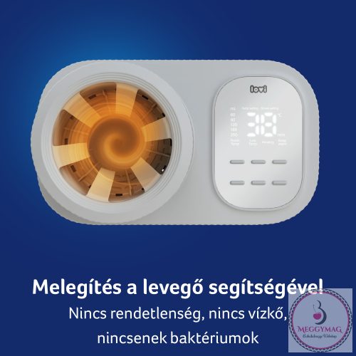 LOVI AirWarm cumisüveg melegítő innovatív meleg levegős technológiával! 