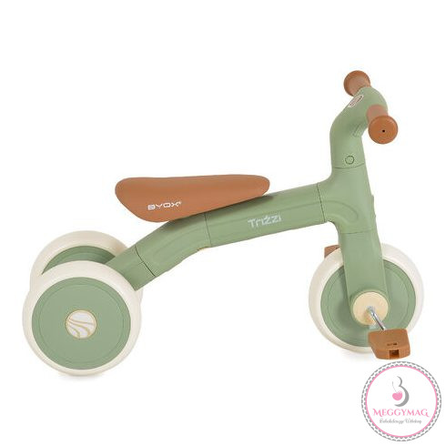 TRIZZI multifunkciós tricikli 3in1, egyensúly kerékpár, átalakítható ZÖLD