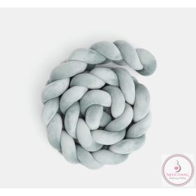   Fonott rácsvédő kiságyba 2m - szürke KÉSZLETEN A BOLTBAN 