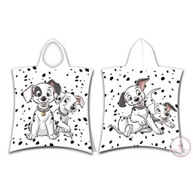 Disney 101)kiskutya strand törölköző poncsó 50x115cm