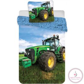   Traktor Green gyerek, ovis ágyneműhuzat 100×135cm, 40×60 cm