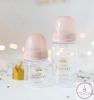 Canpol babies Antikólikás széles cumisüveg EasyStart 120 ml 0hó+ Royal baby rózsaszín