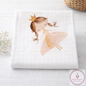 Mintás textil pelenka  - Királylány