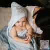 BabyOno fürdőlepedő kapucnis bambusz 100x100cm kék farkas 346/05